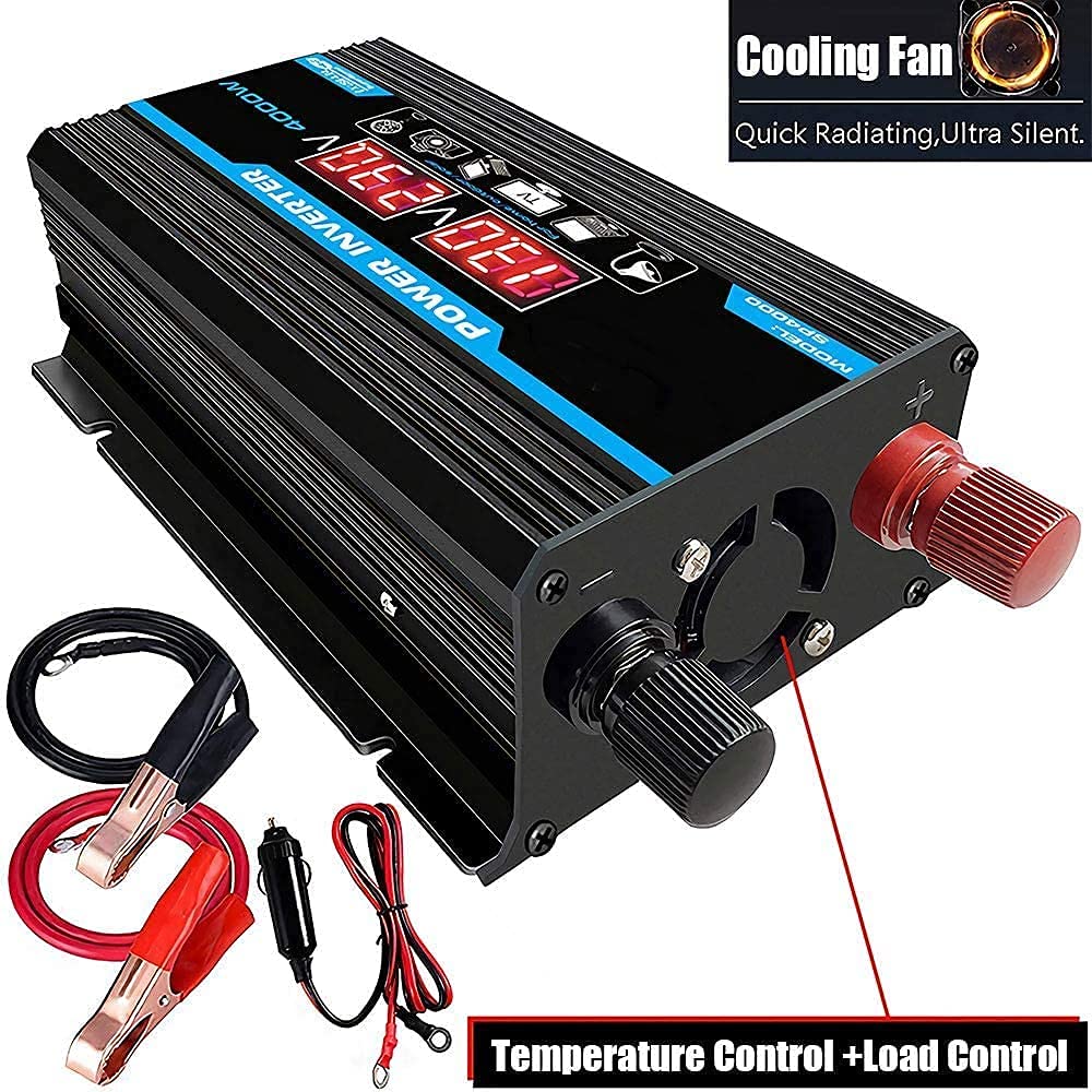 Amazon.co.jp: 4000W Pure Sine Wave Power Inverter Sine Wave DC 12V